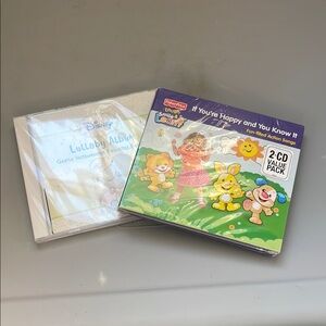 Disney Lullaby Album and Fisher-Price Sing-Along CD Set